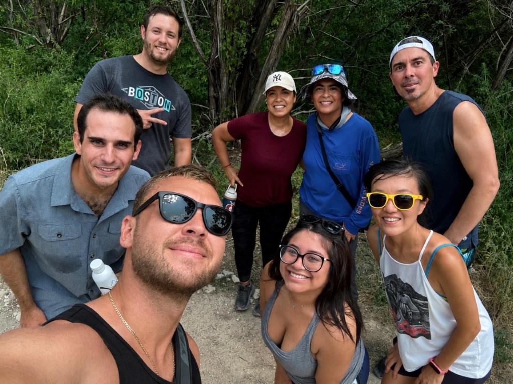 Austin Hikes and Fun members together on a recent hike